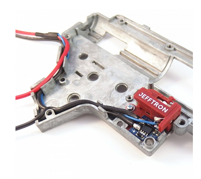 Jefftron Mosfet-Switch-Unit mit Active Brake für V2 Gearbox inkl. Rear (Stocktube) Verkabelung